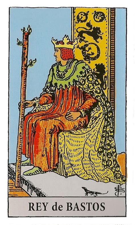 Rey de bastos Tarot: En el amor, trabajo, salud, si o no e invertida